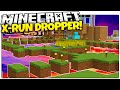 Minecraft | X-RUN DROPPER PARKOUR SPEED RUN! | CAPS LOCK TO GRAB ATTENTION (Minecraft Parkour)