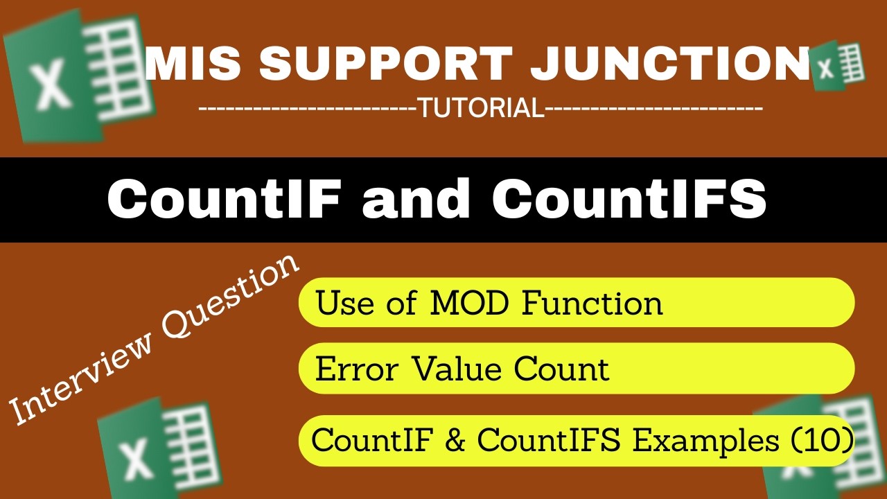 How to Use COUNTIF & COUNTIFS in Excel (Step-by-Step Tutorial) | Count ...