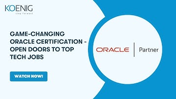 Game-Changing Oracle Certification — Open Doors to Top Tech Jobs