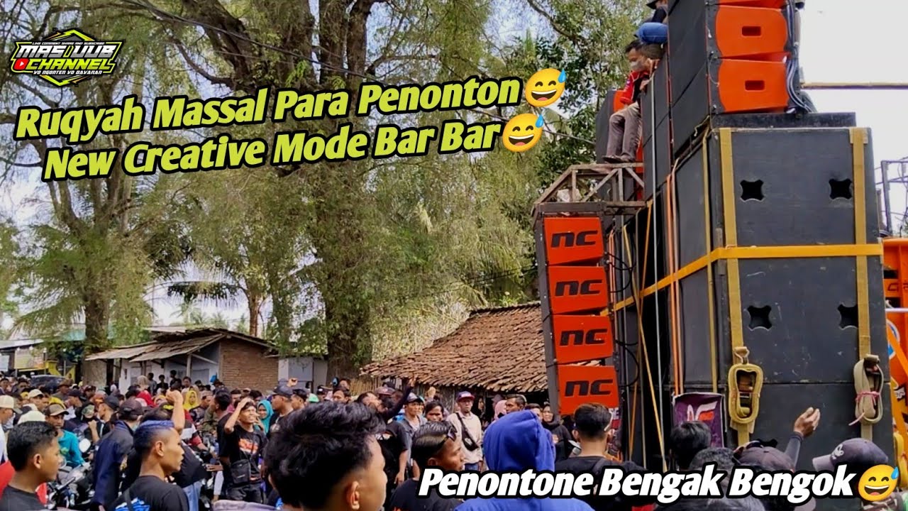 STEL MODE BAR BAR🔥NEW CREATIVE RUQYAH PARA PENONTON SAMPEK ADA YANG BENGAK BENGOK😅