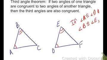 4.2 third angle theorem