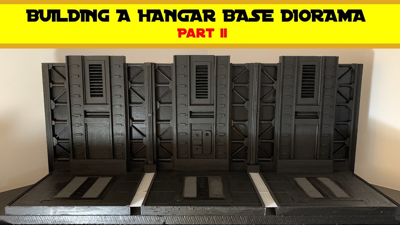 Building a Hangar Base Diorama for your Model Kits - Part 2 - YouTube