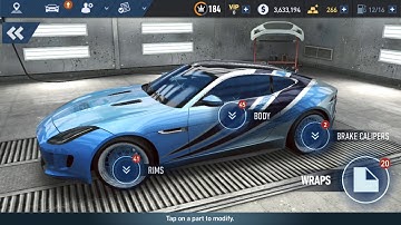 Nfs no limits : Jaguar f-type stage 4 up(replayable race)