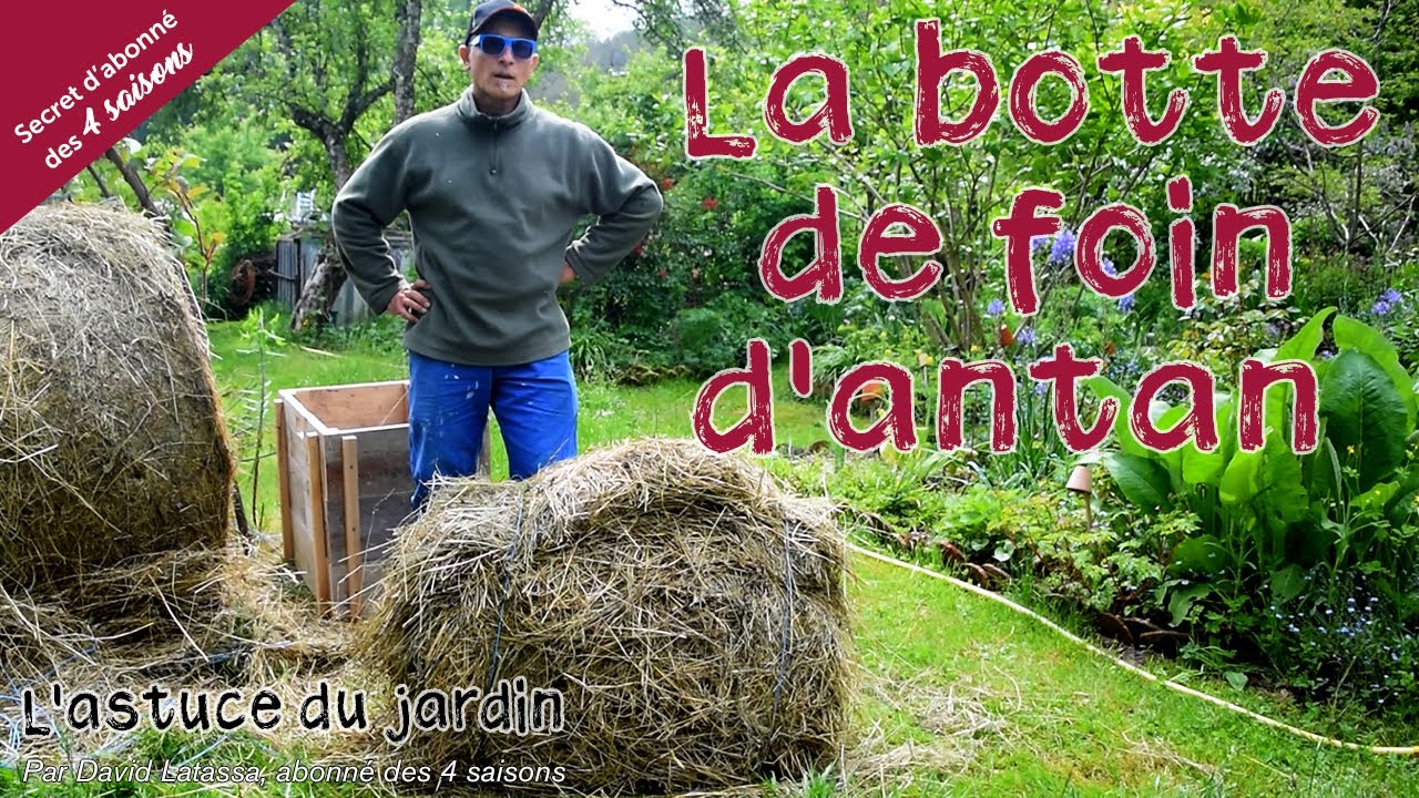 Réaliser une botte de foin à l'ancienne - Astuce de jardinier - YouTube