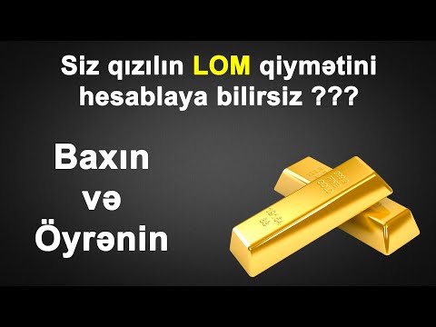 Video: Qızılın Incəliyini Nə Müəyyənləşdirir