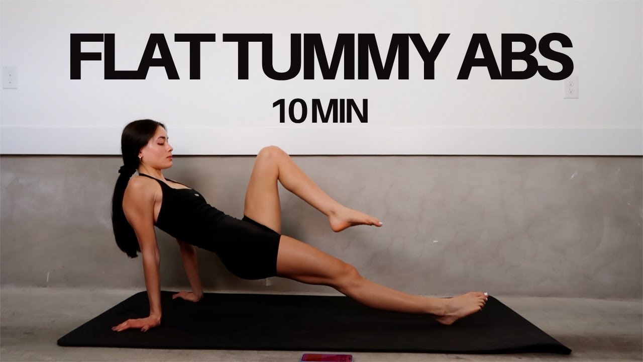 10 MIN AB WORKOUT for a FLAT STOMACH
