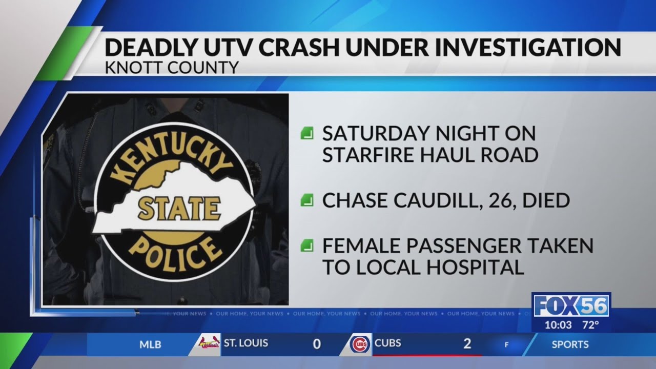 Man killed, woman injured in Knott County UTV crash - YouTube