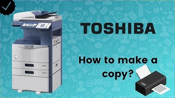 How to Copy documents on Toshiba Printer? - Toshiba Printer Tips