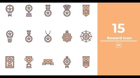 Reward Icon After Effect | After Effects template - Envato elements