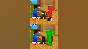 JJ vs Mikey .Good deeds vs Bad deeds - Minecraft Animation #shorts #minecraft #maizen