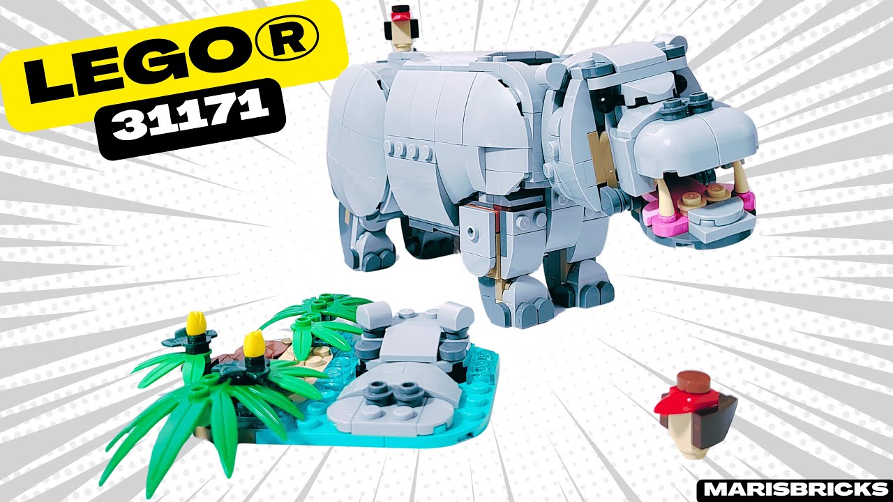 Wild Animals — Majestic Hippo Toy LEGO 31171 | LEGO Creator 3in1