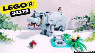 LEGO Creator 3in1 Wild Animals: Majestic Hippo 31171 - YouTube