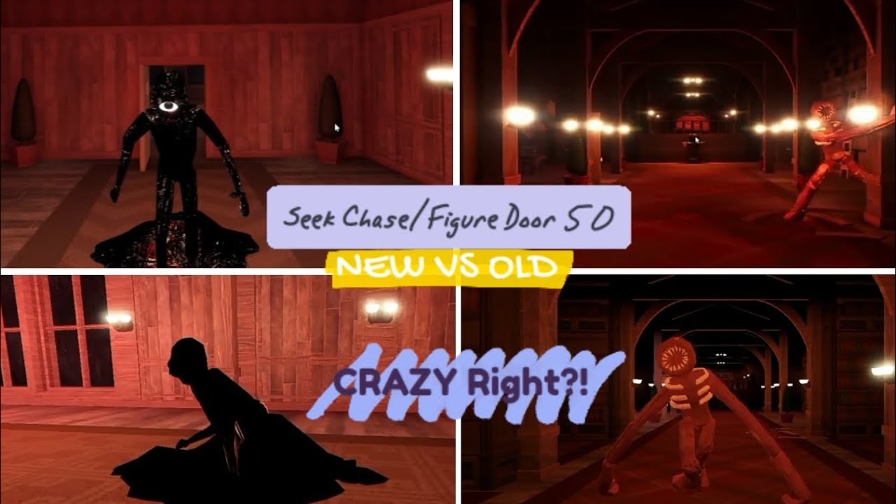 DOORS [NEW] Seek Chase New vs Seek Chase Old/ Figure Door 50 New