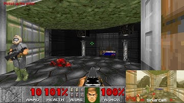 Doom+Doom2 - Ultimate Doom [E1M1] Hangar (fast monsters)(hulshult soundtrack)