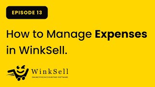 How to Add Expense Categories and Record Expenses in WinkSell POS | Step-by-Step Tutorial