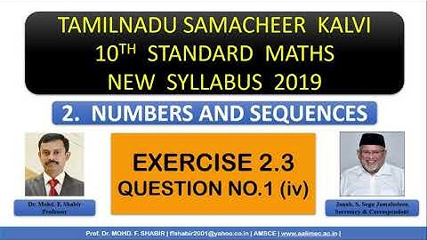 CLASS 10 MATHS | TN Samacheer Kalvi | EXERCISE 2.3 | QUESTION NO. 1 (iv) | MODULAR ARITHMETIC