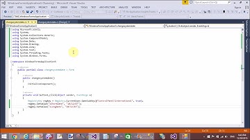Change System Date Format using C#