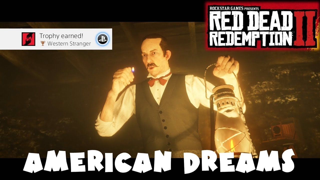 American Dreams Stranger Mission Western Stranger Trophy Red