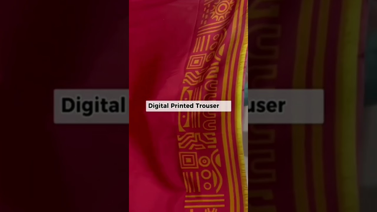 *LULUSAR*Digital Printed 2pc*Fabric Silk*