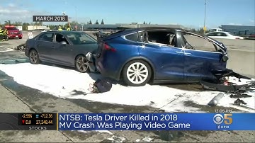 NTSB: Tesla Driver Who Died In 2018 Mountain View Crash Was Playing Video Game