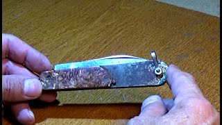 Ремонт старого рыбацкого ножа Restoration of an old knife