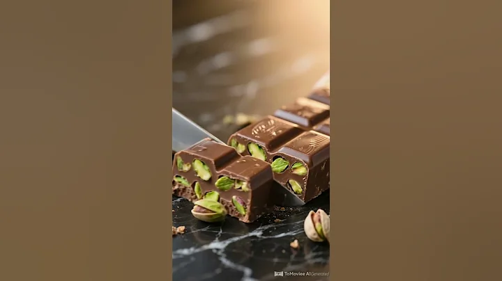 Pistachio Chocolate Cutting ASMR — Crunchy Calm & Sweet Relaxation 🍫💚