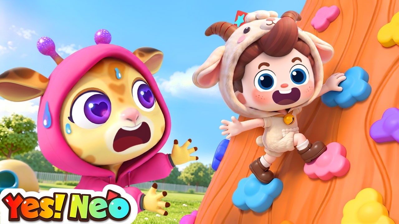 Come Down, Baby Goat | Safety Rules for Kids | Nursery Rhyme & Kids Songs | Yes! Neo