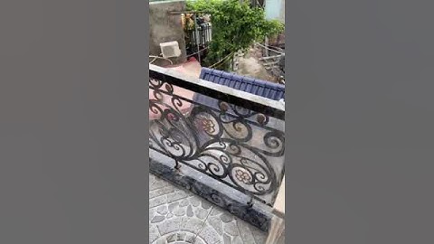 Ban công sắt cắt CNC mỹ thuật