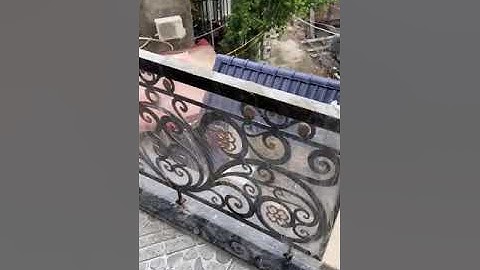 Ban công sắt cắt CNC mỹ thuật