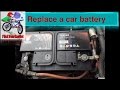 Vauxhall Zafira A 2002 -  How to replace a car battery (remove/refit)