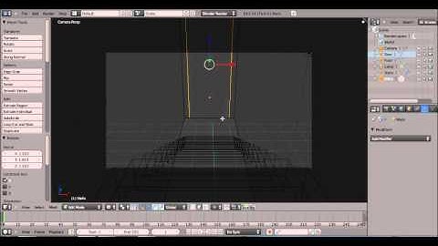 Blender 2.5 Tutorial: Creepy Hallway Scene (Pt.1)