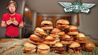 Eating EVERY Sandwich On The Wingstop Menu! by ErikTheElectric 1,658,431 views 1 year ago 8 minutes, 49 seconds