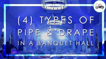 DRAPING BACKDROP RENTALS + DIY PIPE & DRAPE (EASY SETUP)