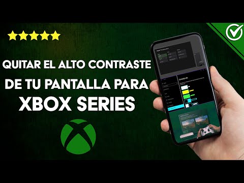 ¿Cómo quitar el &#039;Alto contraste&#039; de tu pantalla para XBOX SERIES X o Xbox Series S?