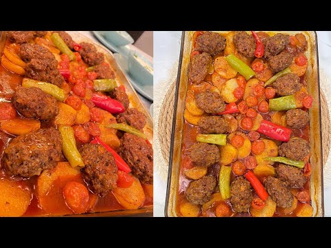 طريقة عمل صينية كفتة بالبطاطس العزومة مع الشيف فاطمة أبو حاتي