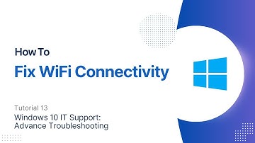 How To Fix WiFi Connectivity | Windows 10 Advanced Troubleshooting