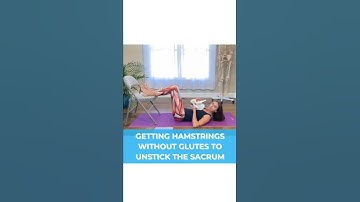 Getting Hamstrings without Glutes to Unstick the Sacrum