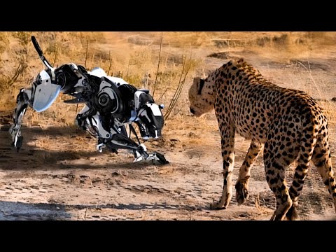 Cheetah vs Robodog - Zoo Robot Research testing world 1st - Sydney Behind the scenes 2023