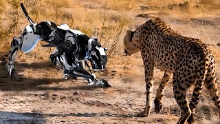 Cheetah vs Robodog - Zoo Robot Research testing world 1st - Sydney Behind the scenes 2023