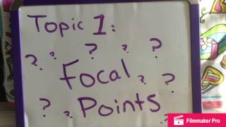 Lesson 1: Focal Points In Photography!