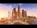 This Minecraft City was built by ONE PERSON ( Modern City Tour )