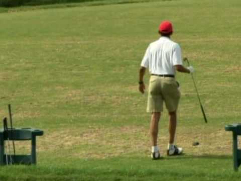 Obama Takes A Swing - YouTube