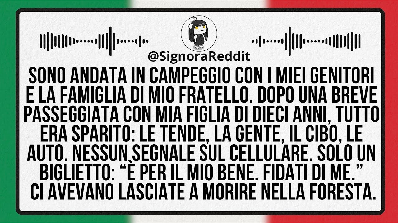 Sono Andata In Campeggio Con I Miei Genitori E La Famiglia Di Mio Fratello Dopo Una Breve