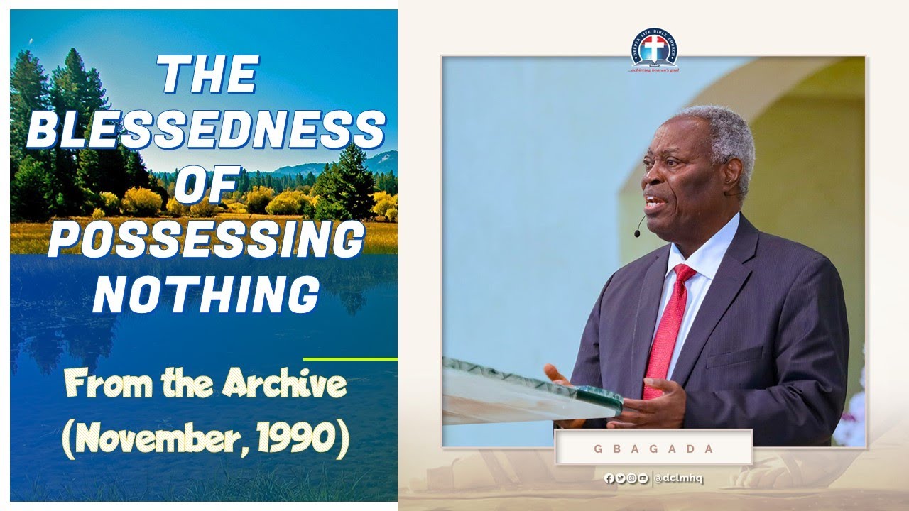 The Blessedness Of Possessing Nothing From The Archive Nov 1990 Maxresdefault