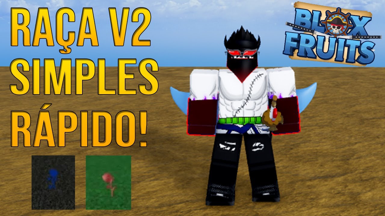 Como Pegar Qualquer RaÇa V2 Spawn Das Flores Blox Fruits Youtube 