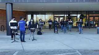 McKay High School marching band welcome freshmen back on April 13, 2021