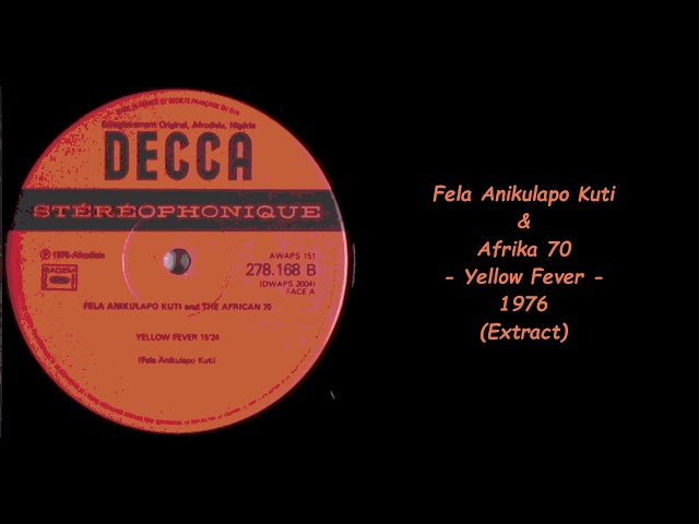 Fela Anikulapo Kuti & Afrika 70 - Yellow Fever - 1976 (Extract