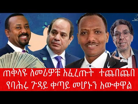 ጠቅላዩ ለመሪዎቹ አፈረጡት ተጨበጨበየባሕሩ ጉዳይ ቀጣይ መሆኑን አውቀዋል