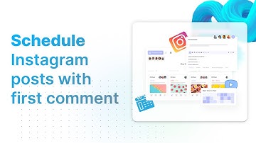 How to schedule Instagram posts with first comment