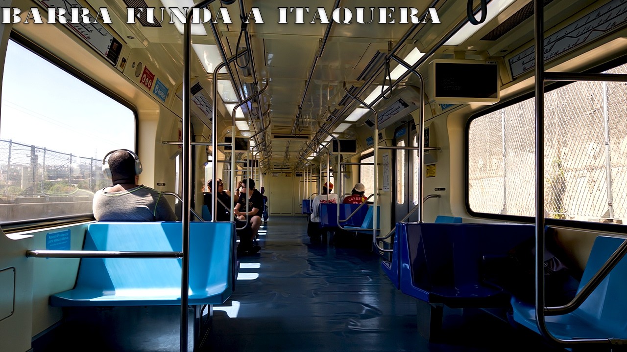 Palmeiras Barra Funda a Corinthians Itaquera Conhecendo a rotina diária dentro de um vagão do metrô